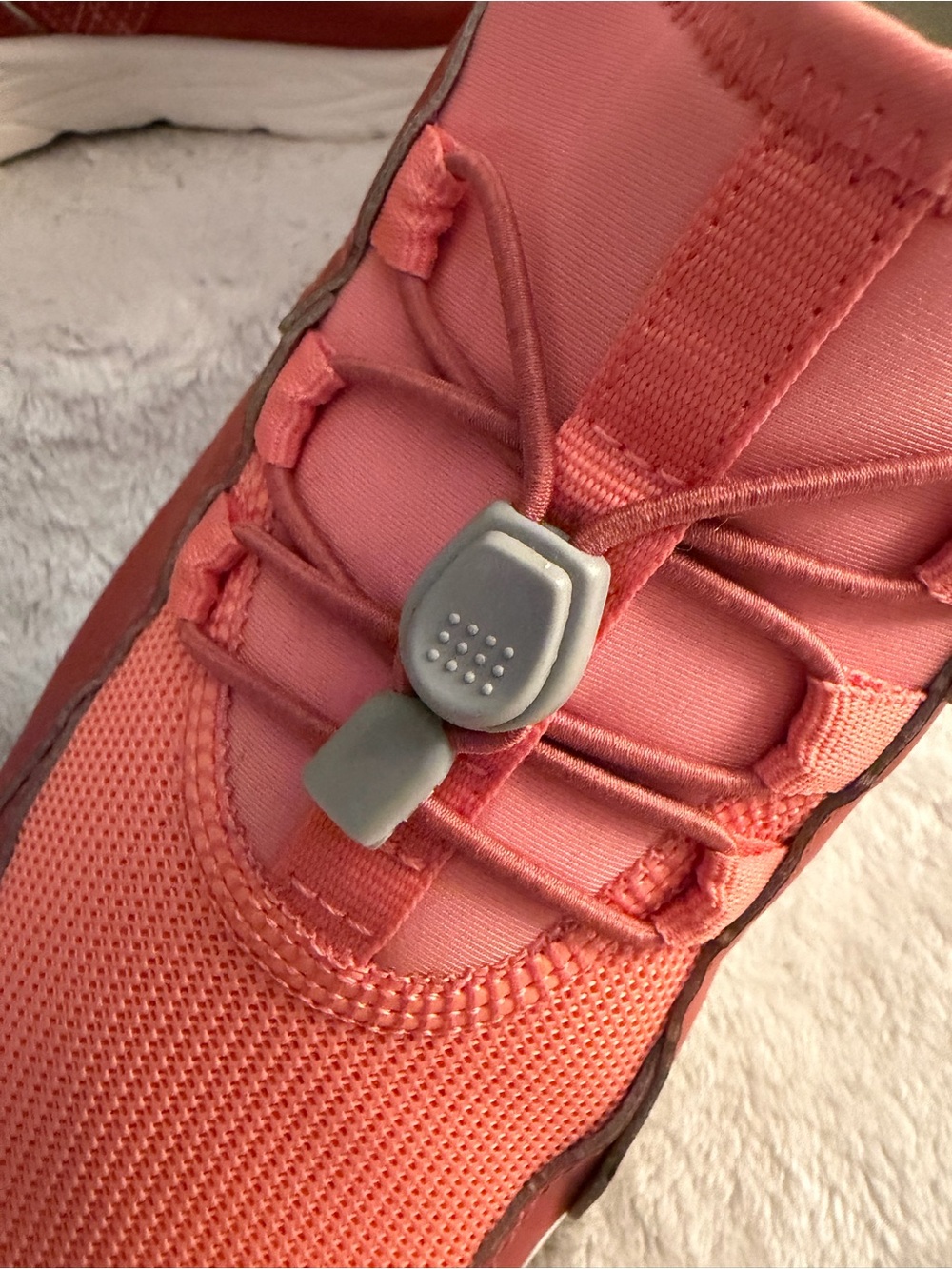 Vionic Coral Pink Slip-On Sneakers with Toggle Laces - Picture 3 of 9